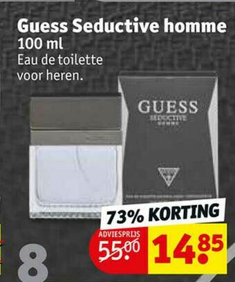 Kruidvat Guess Seductive Homme aanbieding