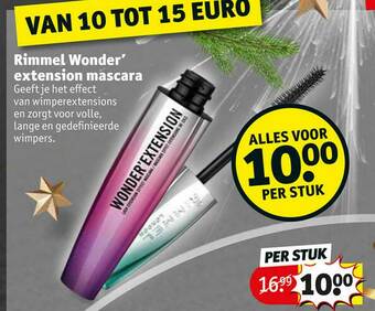 Kruidvat Rimmel Wonder Extension Mascara aanbieding