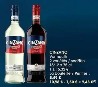 Cinzano vermouth