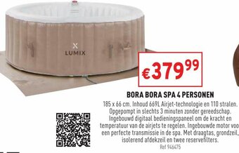 Trafic Bora Bora Spa 4 personen aanbieding