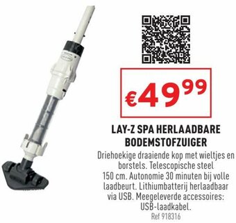 Trafic Lay-Z Spa Herlaadbare Bodemstofzuiger aanbieding