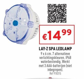 Trafic Lay-Z Spa Ledlamp aanbieding