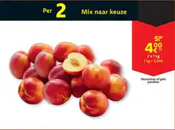 Cora Nectarines of Gele Perziken aanbieding