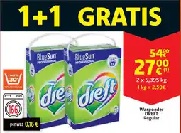 Cora Dreft Waspoeder Regular aanbieding