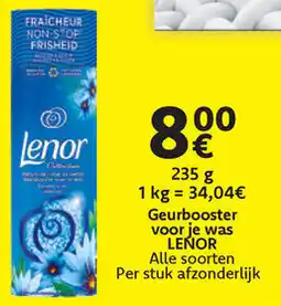 Cora Geurbooster voor je was Lenor aanbieding