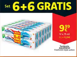 Cora Tandpasta Aquafresh aanbieding