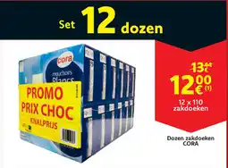 Cora Cora Dozen Zakdoeken aanbieding