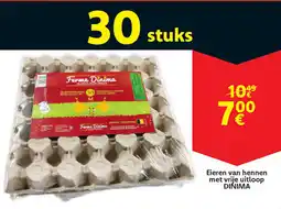 Cora Eieren van hennen met vrije uitloop Dinima aanbieding