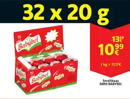 Cora Smeltkaas mini Babybel aanbieding