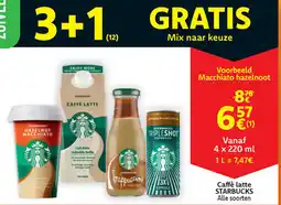 Cora Caffè Latte Starbucks aanbieding