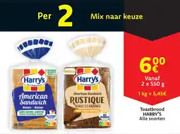 Cora Harrys Toastbrood aanbieding