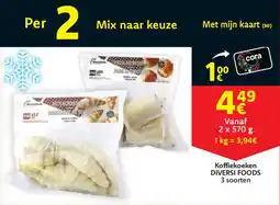 Cora Koffiekoeken Diversi Foods aanbieding