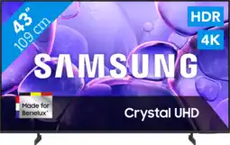 Coolblue Samsung 43 Crystal UHD U8070F 4K (2025) aanbieding