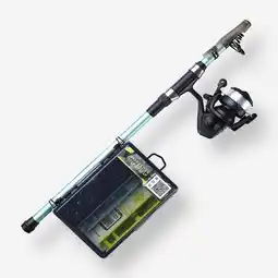 Decathlon Set voor feedervissen Sensitiv 100 telescopisch aanbieding