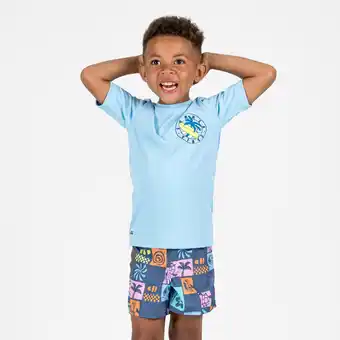 Decathlon Boardshort jongens 100 Summer multicolor aanbieding