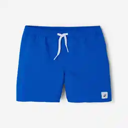 Decathlon Boardshort kinderen 100 gestructureerd blauw aanbieding
