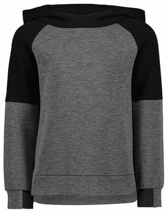 HEMA HEMA Kindertrui Met Capuchon Grijsmelange (grijsmelange) aanbieding