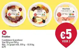 Delhaize Fruities aanbieding