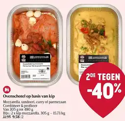 Delhaize Ovenschotel op basis van kip aanbieding