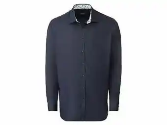 Lidl NOBEL LEAGUE® Katoenen slim fit businessoverhemd (40) aanbieding
