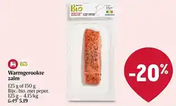Delhaize Warmgerookte zalm aanbieding