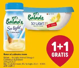 Delhaize Balade So Light, Vital of Omega 3 Boter of culinaire room aanbieding