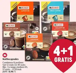 Delhaize Koffiecapsules aanbieding