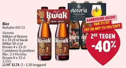 Delhaize Victoria Bier behalve 0.0%) aanbieding