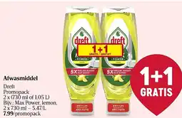 Delhaize Dreft Afwasmiddel aanbieding