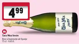 Delhaize Tara Mea Jovén Brut schuimwijn uit Spanje aanbieding