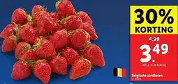 Lidl Belgische aardbeien aanbieding
