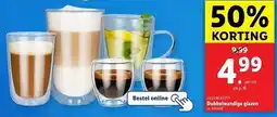 Lidl Silvercrest dubbelwandige glazen aanbieding