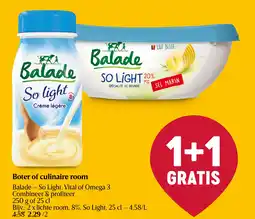 Delhaize Boter of culinaire room aanbieding