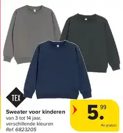 Carrefour Sweater voor kinderen aanbieding
