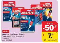 Carrefour Gamma lijm Super Glue-3 aanbieding