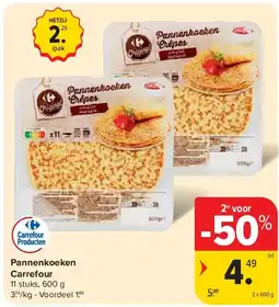 Carrefour Pannenkoeken Carrefou aanbieding