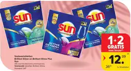 Carrefour Vaatwastabletten Brilliant Shine en Brilliant Shine Plus Sun aanbieding