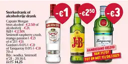 Delhaize Sterkedrank of alcoholvrije drank aanbieding