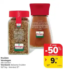 Carrefour Kruiden Verstegen aanbieding