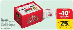 Carrefour Gamma bier Stella Artois aanbieding