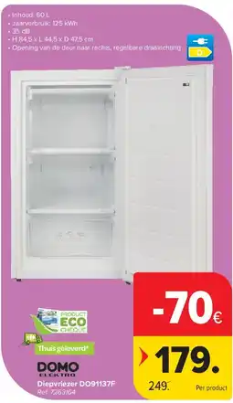 Carrefour Diepvriezer DO91137F aanbieding