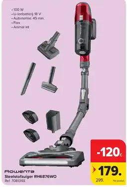 Carrefour Steelstofzuiger RH6876WO aanbieding