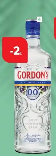 Carrefour Gordon’s alcoholvrij aanbieding