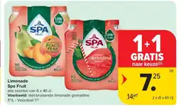 Carrefour Limonade Spa Fruit aanbieding