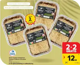 Carrefour Verse lasagne bolognese Traiteur Trattoria Carrefour aanbieding