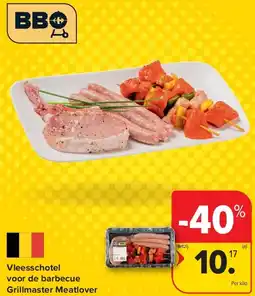 Carrefour Vleesschotel voor de barbecue Grillmaster Meatlover aanbieding