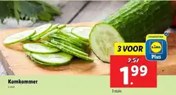 Lidl Komkommer aanbieding