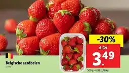 Lidl Belgische Aaardbeien aanbieding