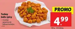 Lidl Turkey Balls Spicy aanbieding