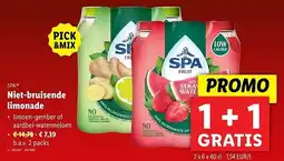 Lidl Spa Niet bruisende Limonade aanbieding